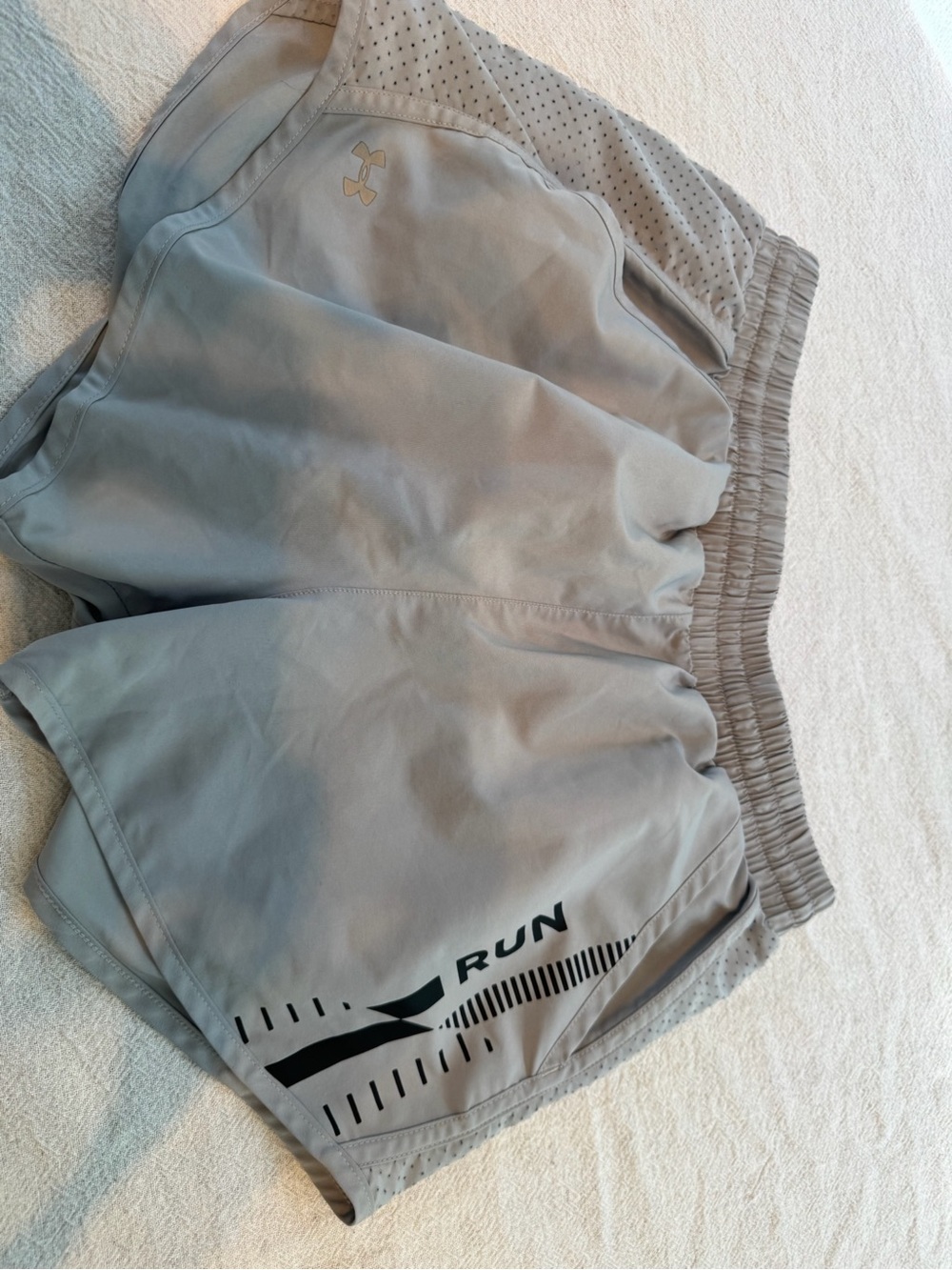 Under Armour Light Gray Women’s Run Shorts